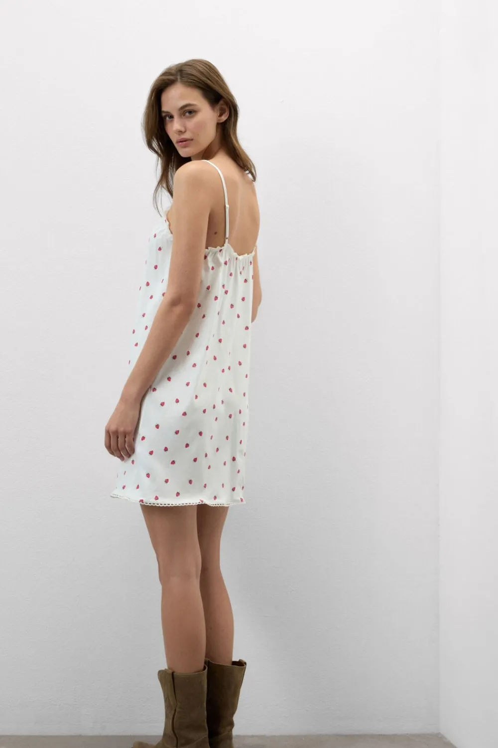 Halki / Babydoll|Spódnice /Sukienki>Intimissimi Halka z Bawełny Ultrafresh Sweet as a Berry z nadrukiem - 114k - stampa berry
