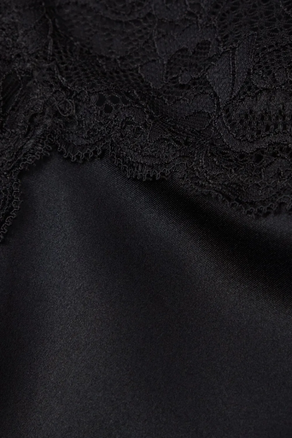 Halki / Babydoll|Spódnice /Sukienki>Intimissimi Halka z jedwabiu z koronką - 019 - czarny