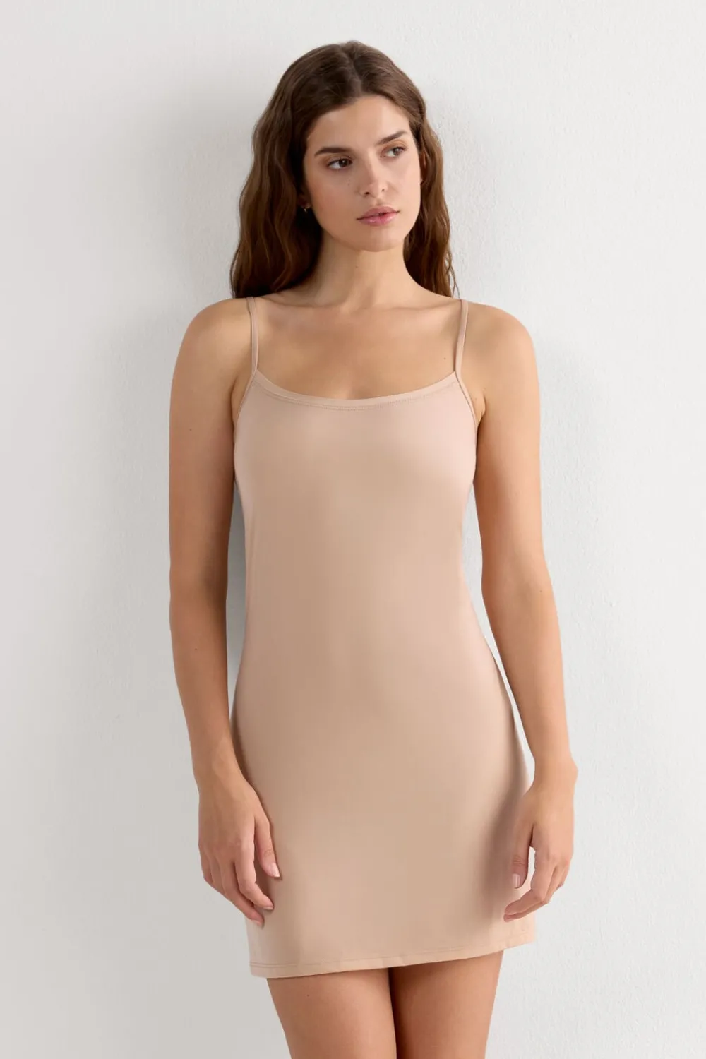 Halki / Babydoll|Mikrofibra>Intimissimi Halka z Mikrofibry Ultralight naturalny - 044 - honey