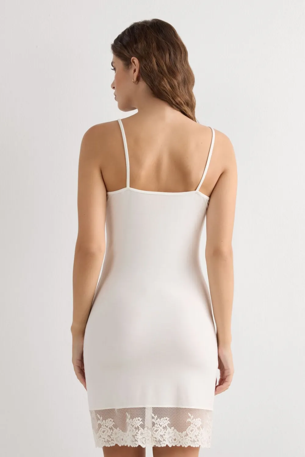 Halki / Babydoll|Modal>Intimissimi Halka z Modalu Pretty Flowers kremowy - 2127 - talkowy