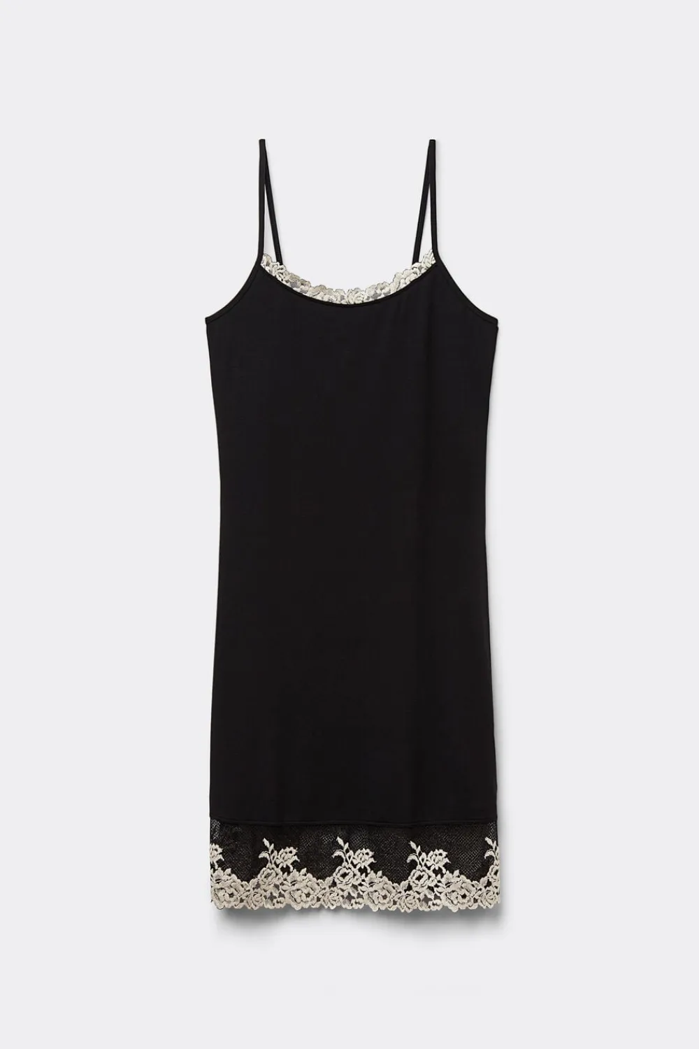 Halki / Babydoll|Modal>Intimissimi Halka z Modalu Pretty Flowers wielobarwny - 9887 - nero/ivory
