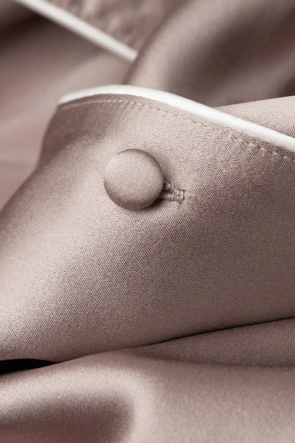 Piżamy Krótkie|Jedwab>Intimissimi Jedwabna Koszula z Krótkim Rękawem o Męskim Kroju naturalny - 651i - dust beige