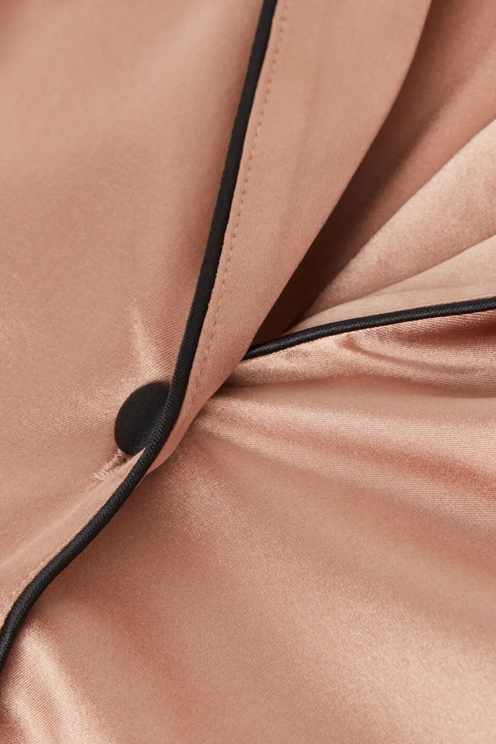 Piżamy Krótkie|Jedwab>Intimissimi Jedwabna Koszula z Krótkim Rękawem o Męskim Kroju naturalny - 163i - rose satin