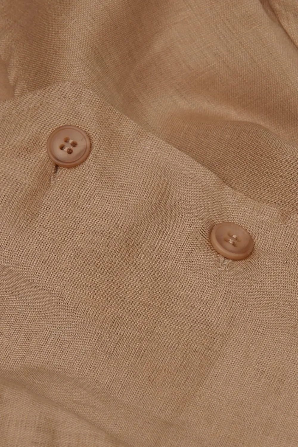 Topy|Len>Intimissimi Kamizelka zPłótna Lnianego The Pure Linen beige - 166k - beige sabbia