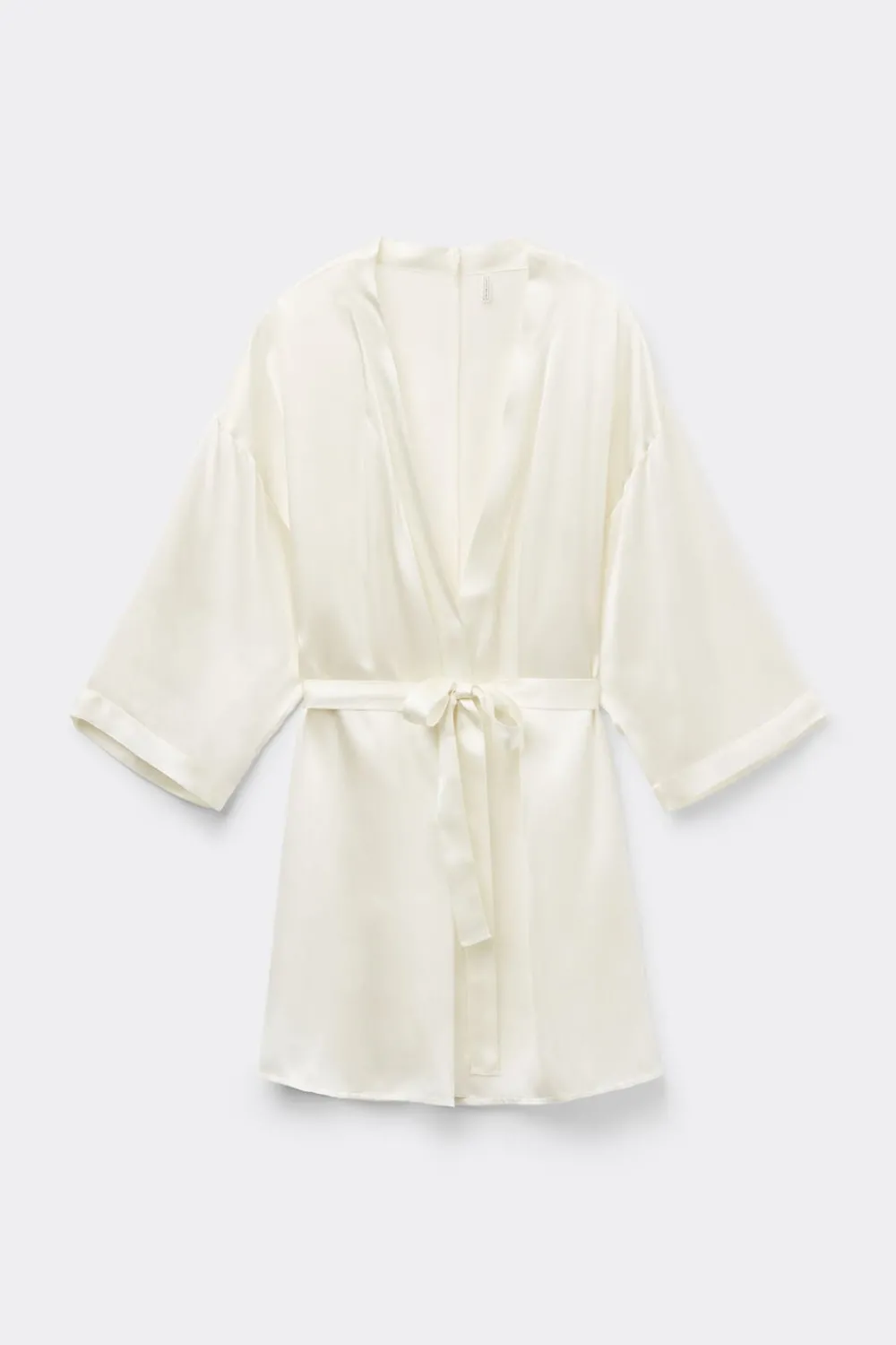 Szlafroki / Kimona|Piżamy / Szlafroki>Intimissimi Kimono z jedwabiu kremowy - 2127 - talkowy