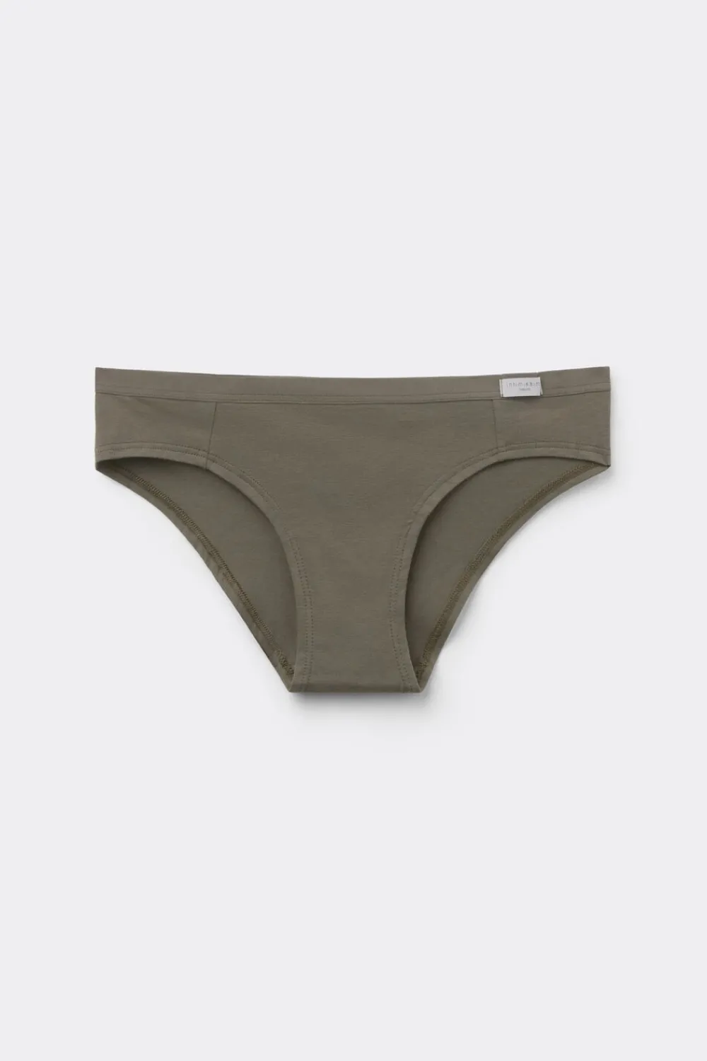 Figi|Bawełna>Intimissimi Klasyczne Figi Damskie Bawełniane zielony - 660j - safari green