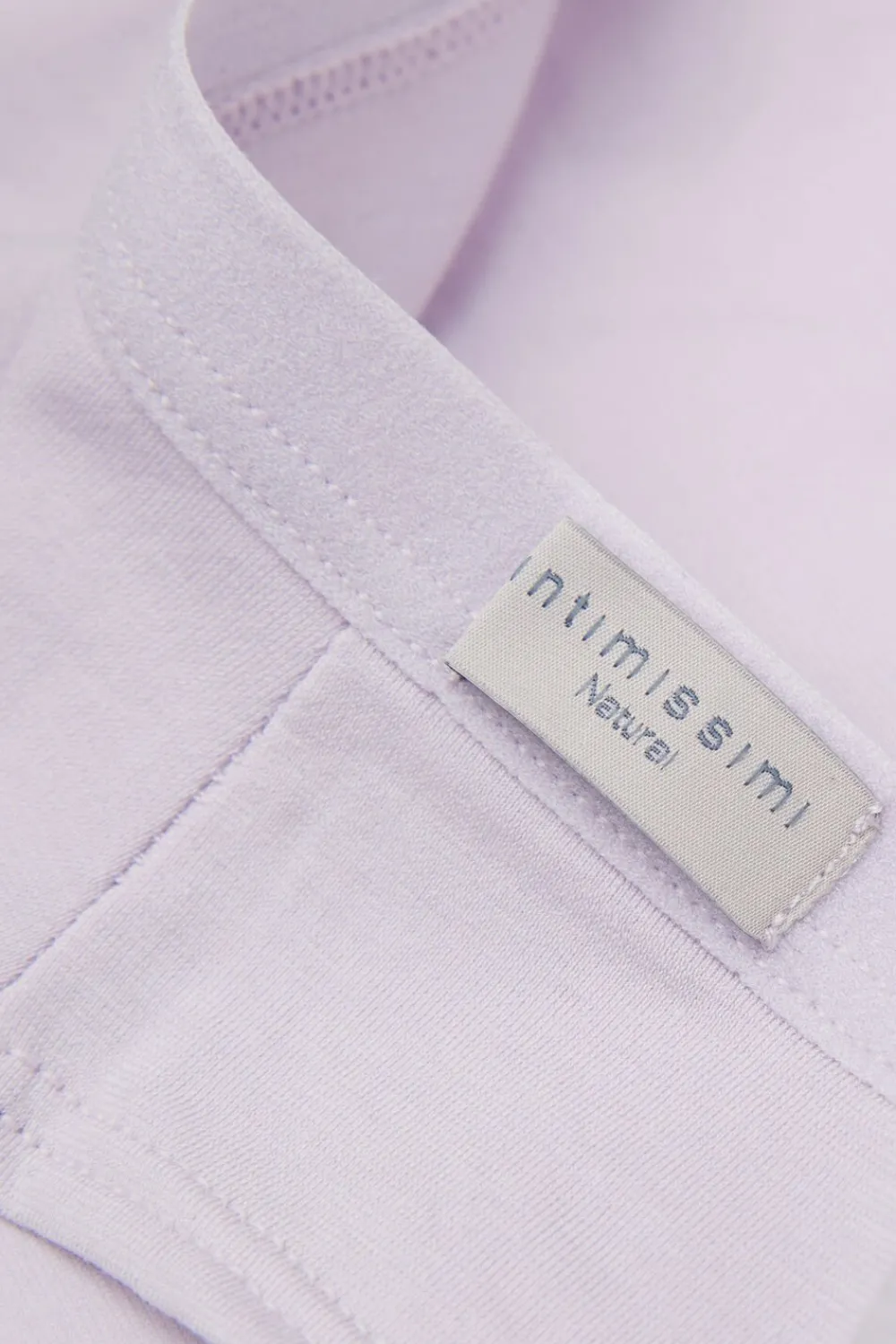 Figi|Bawełna>Intimissimi Klasyczne Figi Damskie Bawełniane fioletowy - 056k - quartz lilac