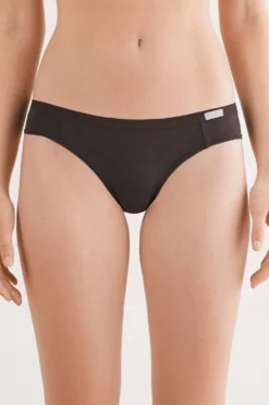 Figi|Bawełna>Intimissimi Klasyczne Figi Damskie Bawełniane brązowy - 705j - brąz mokka