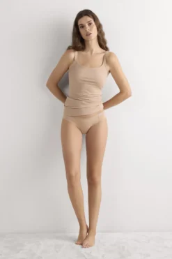 Figi>Intimissimi Klasyczne Figi Damskie Bawełniane naturalny - 044 - honey