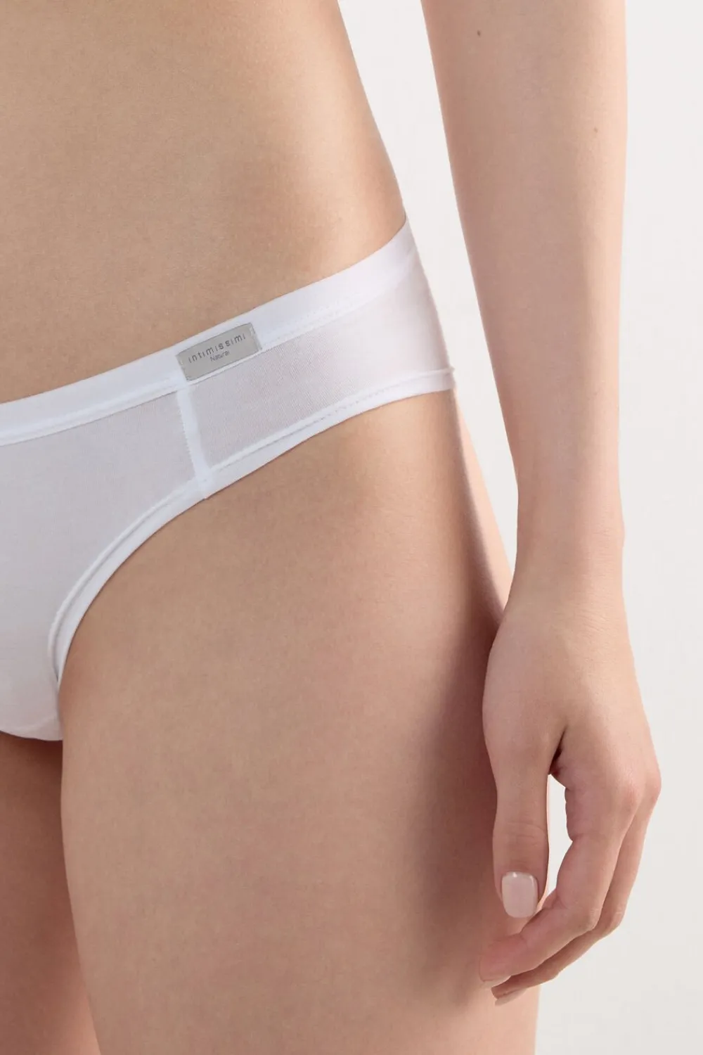 Figi>Intimissimi Klasyczne Figi Damskie Bawełniane biały - 001 - biały