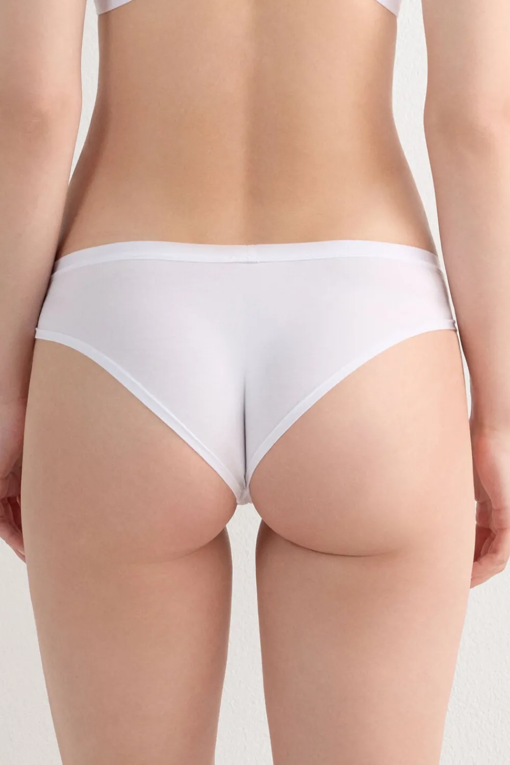 Figi>Intimissimi Klasyczne Figi Damskie Bawełniane biały - 001 - biały