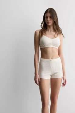 Odzież Domowa|Piżamy Krótkie>Intimissimi Komplet Bielizny Sweet Pointelle różowy - 070k - almond rose melange