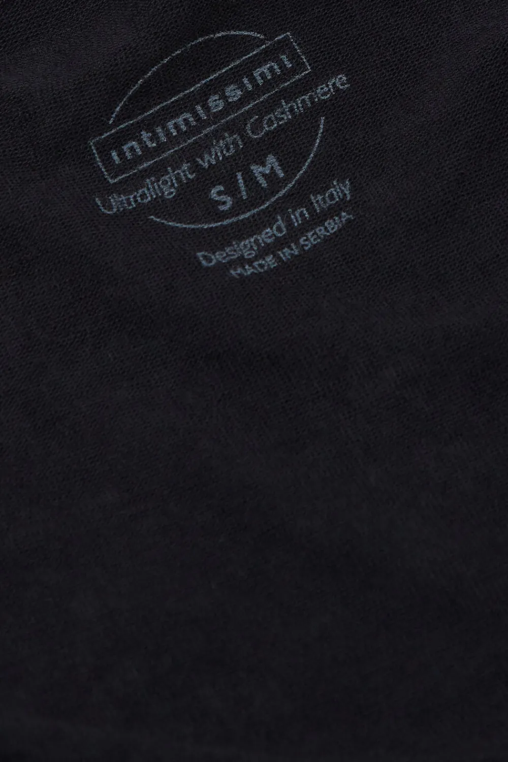 Bluzki Z Długim Rękawem|Ultralight Z Kaszmirem>Intimissimi Kopertowy Top z Długim Rękawem z Modalu Ultralight z Kaszmirem czarny - 019 - czarny