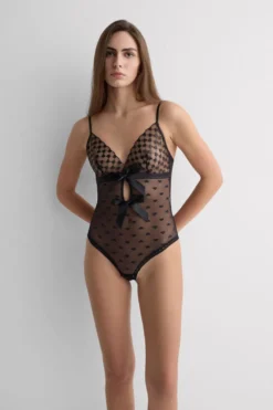 Body>Intimissimi Koronkowe Body The Love Club - 019 - czarny