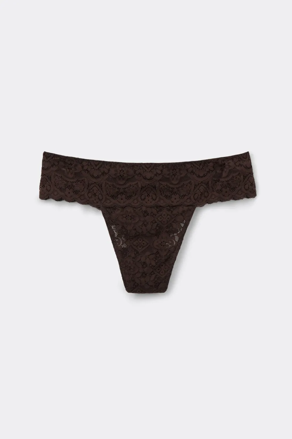 Brazyliany|Koronka>Intimissimi Koronkowe Brazyliany brązowy - 705j - brąz mokka