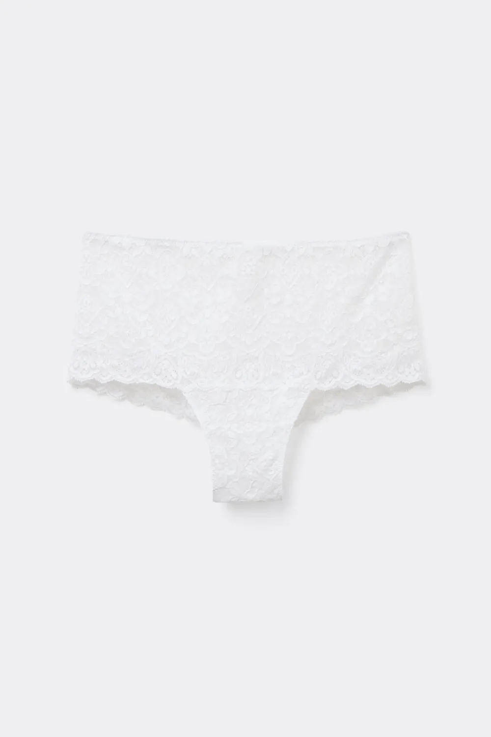 Bokserki|Koronka>Intimissimi Koronkowe Figi Culotte biały - 001 - biały