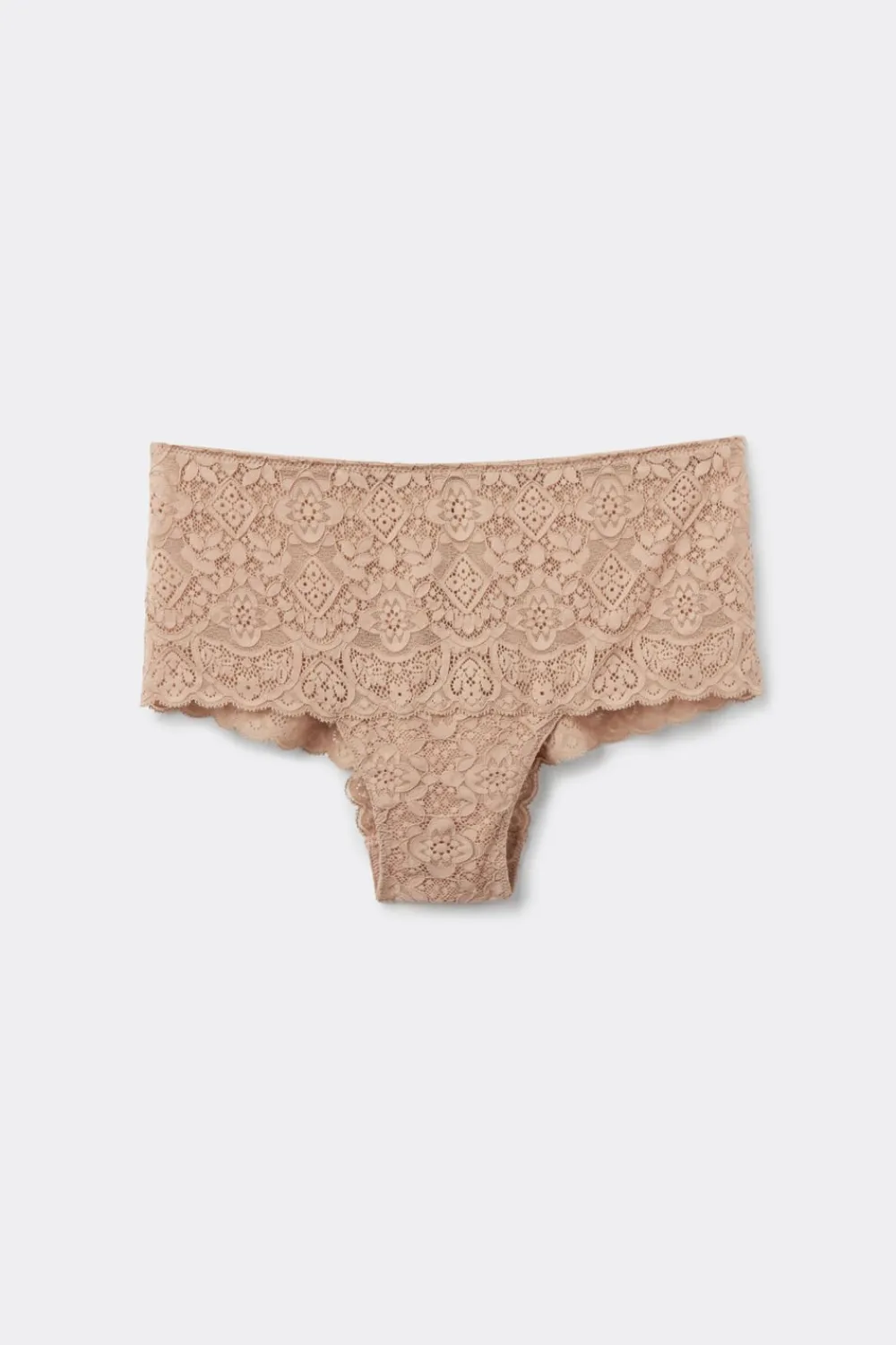 Bokserki|Koronka>Intimissimi Koronkowe Figi Culotte naturalny - 044 - honey