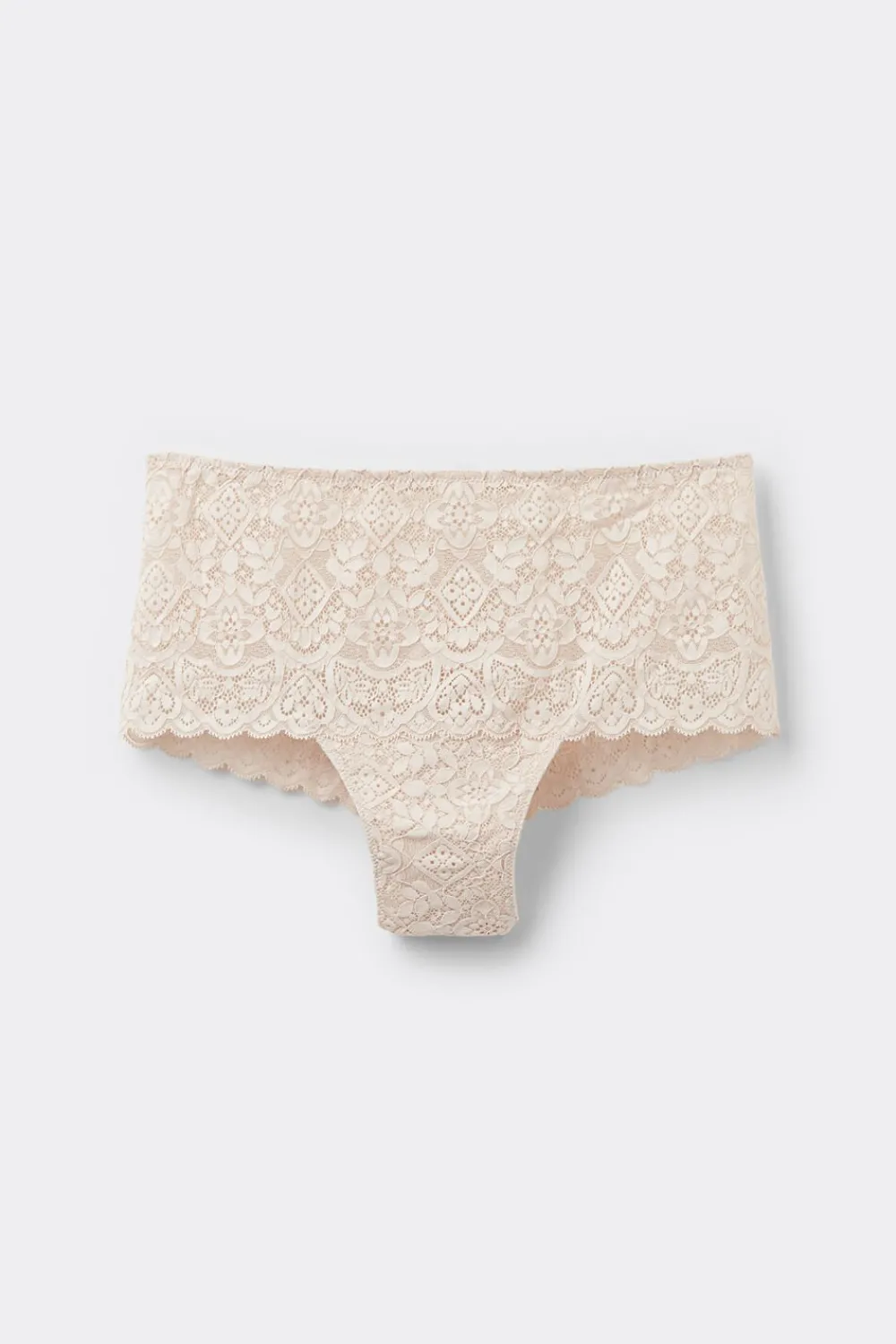 Bokserki|Koronka>Intimissimi Koronkowe Figi Culotte naturalny - 2280 - cream