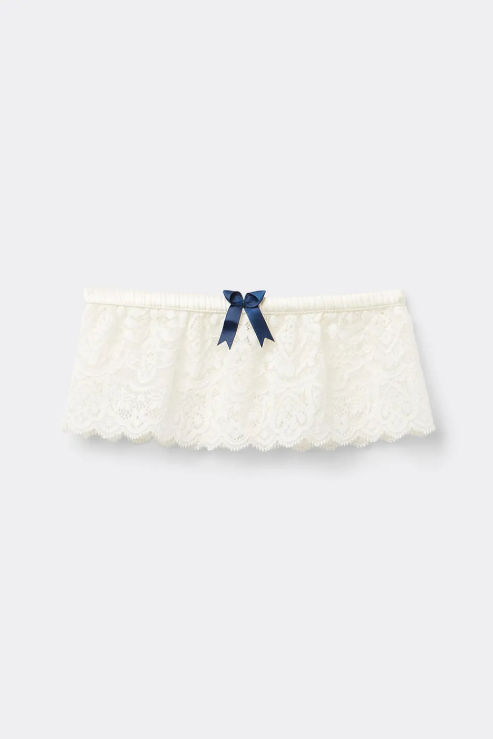 Podwiązki / Pasy Do Pończoch|Lingerie>Intimissimi Koronkowe Podwiązki kremowy - 2127 - talkowy