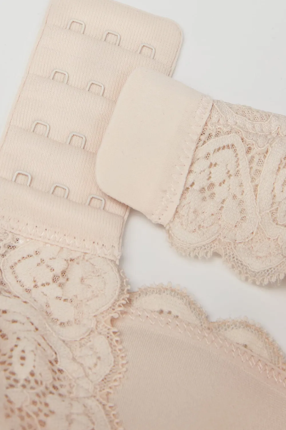 Balkonetki|Z Fiszbinami>Intimissimi Koronkowy Biustonosz Balkonetka Francesca naturalny - 2280 - cream