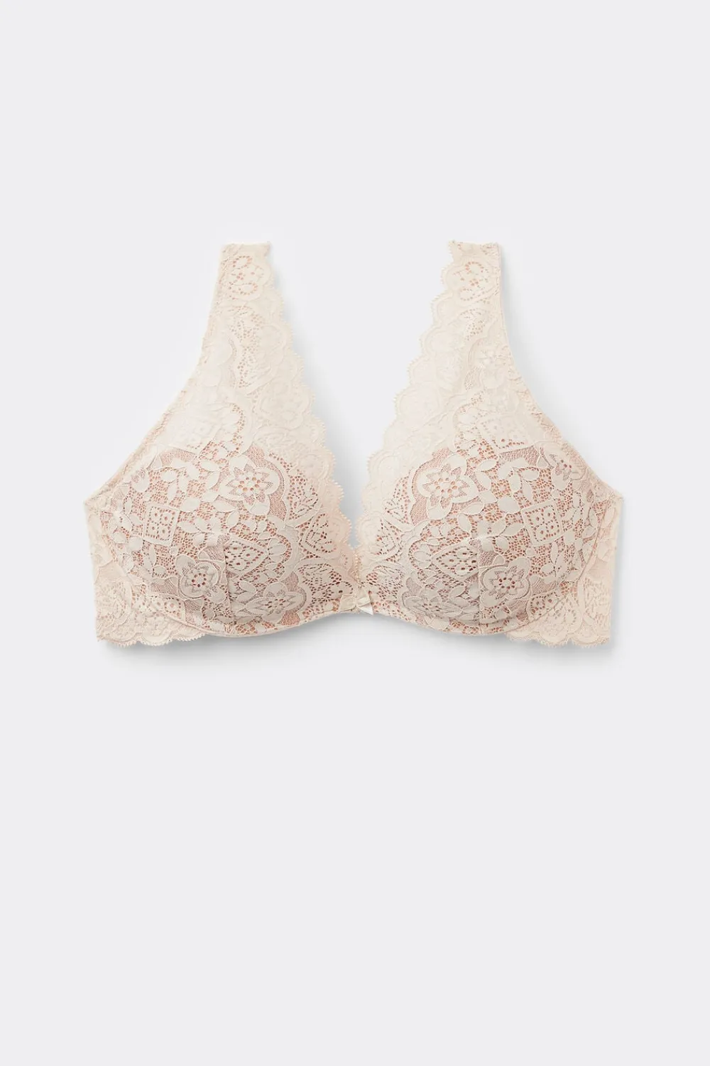 Balkonetki|Braletki>Intimissimi Koronkowy Biustonosz Balkonetka Giorgia - 2280 - cream