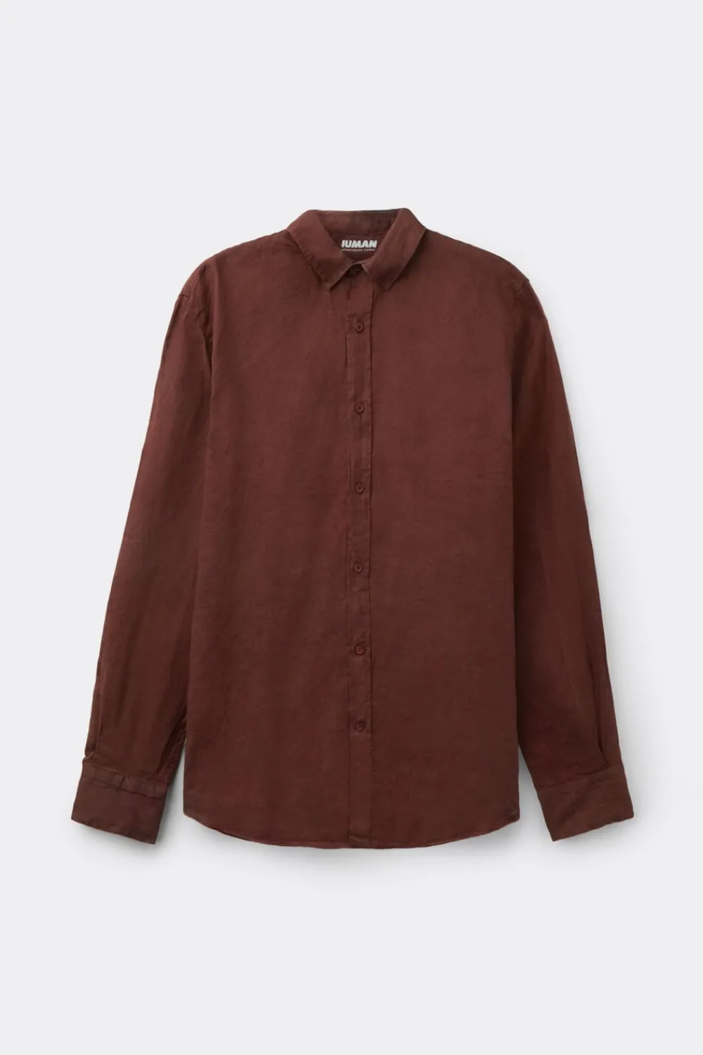 Koszule|Len>Intimissimi Koszula 100% Len brązowy - 128k - rosso india