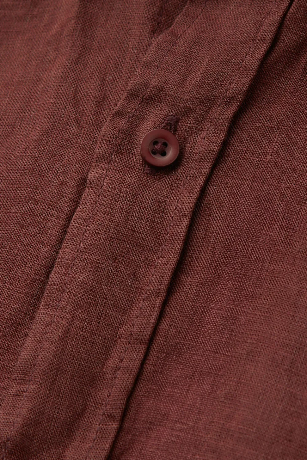 Koszule|Len>Intimissimi Koszula 100% Len brązowy - 128k - rosso india