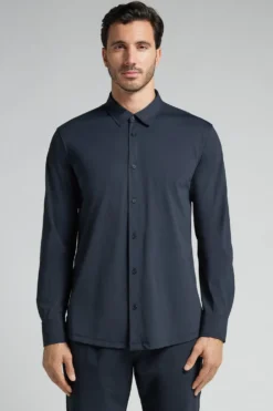 Koszule>Intimissimi Koszula Non Iron niebieski - 884j - niebieski