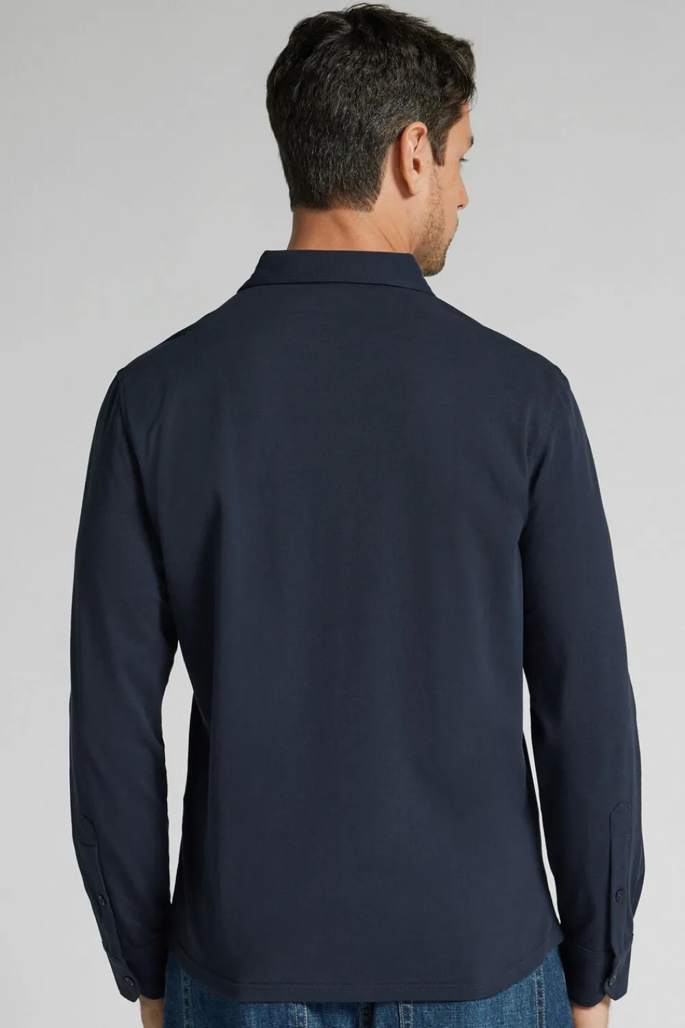 Koszule>Intimissimi Koszula z Bawełnianej Piki niebieski - 490j - blu navy