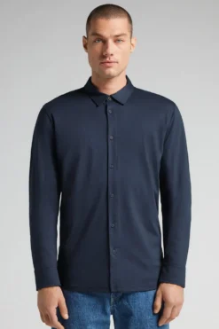 Koszule|Merceryzowana Bawełna Filo Premium>Intimissimi Koszula z Merceryzowanej Bawełny filo Premium niebieski - 490j - blu navy