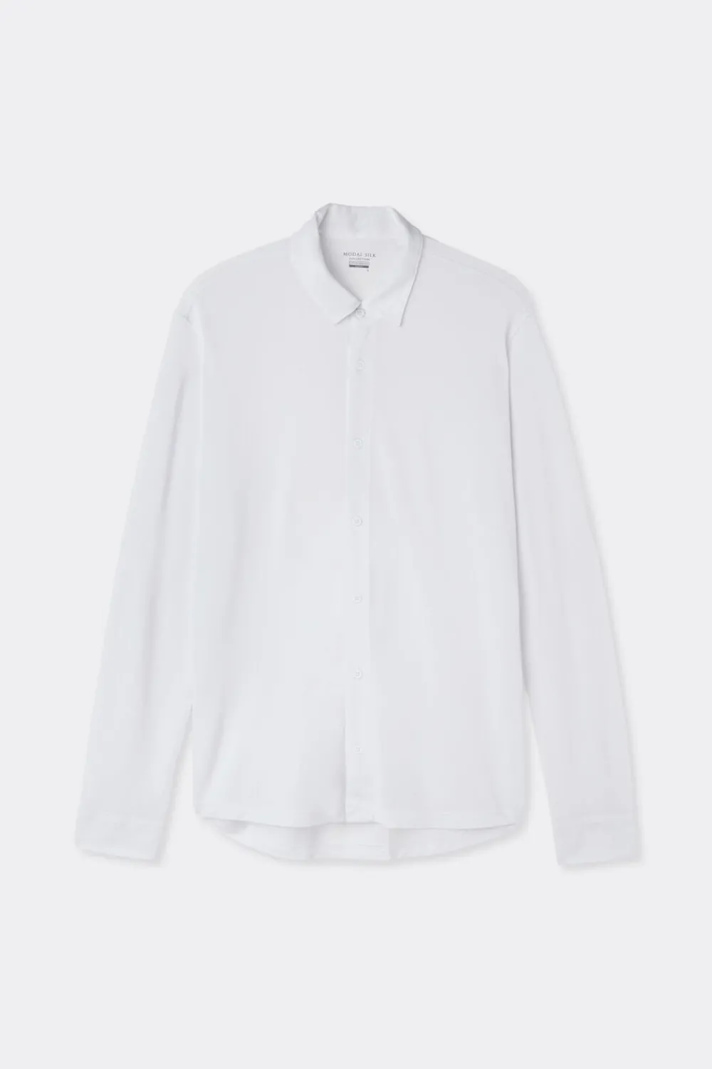 Koszule|Soft Silk>Intimissimi Koszula z Piki Modalowej i Jedwabiu biały - 001 - biały