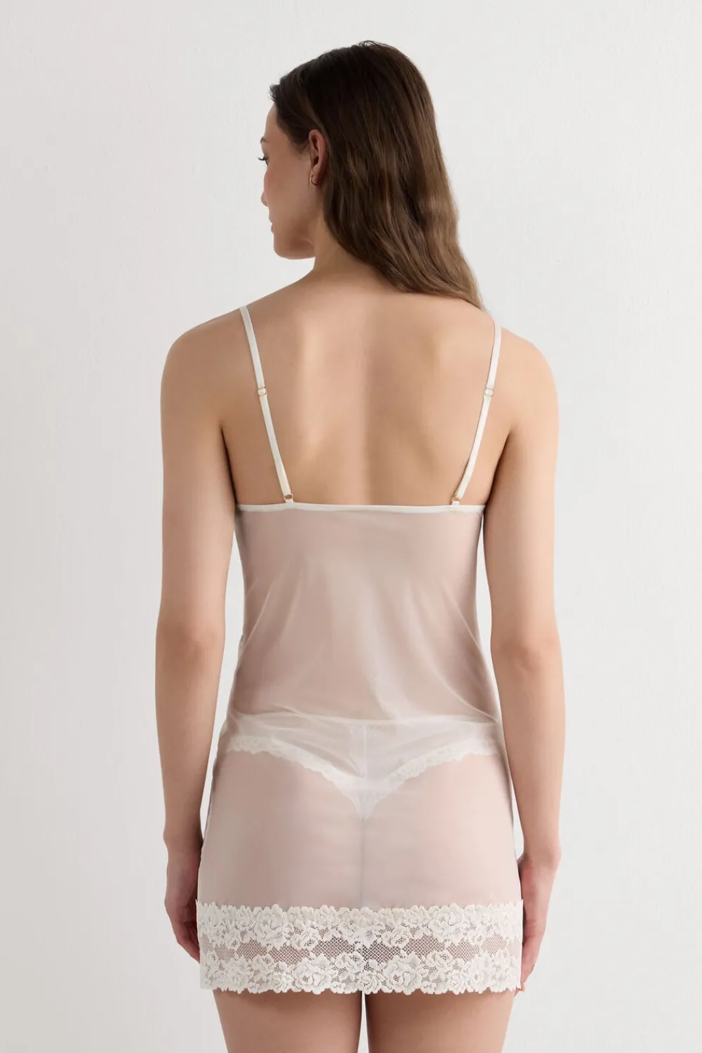 Halki / Babydoll|Lingerie>Intimissimi Koszulka Babydoll Pretty Flowers kremowy - 2127 - talkowy