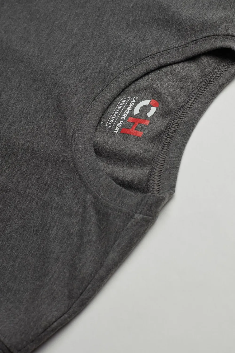 T-shirty|Kolekcja Termiczna Z Kaszmirem>Intimissimi Koszulka męska z modalu i kaszmiru - 5227 - grafite melange