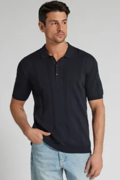 T-shirty|Polo>Intimissimi Koszulka Polo 100% Bawełny niebieski - 503j - ciemny niebieski