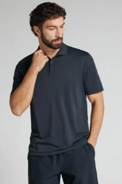 T-shirty|Polo>Intimissimi Koszulka Polo Non Iron niebieski - 884j - niebieski