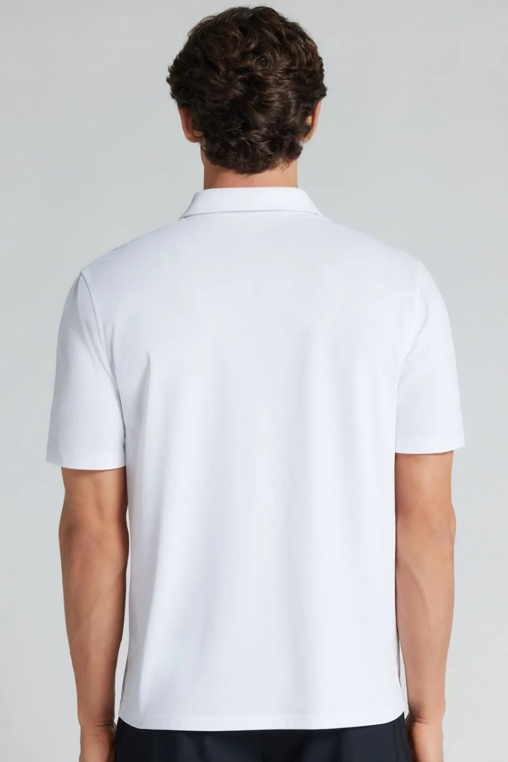 T-shirty|Polo>Intimissimi Koszulka Polo Non Iron biały - 001 - biały