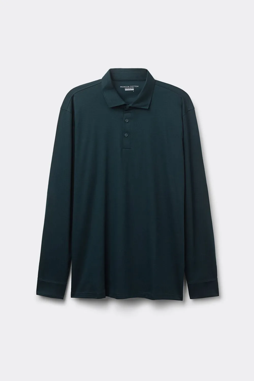 Polo|Merceryzowana Bawełna Filo Premium>Intimissimi Koszulka Polo z Merceryzowanej Bawełny filo Premium zielony - 132j - verde scuro