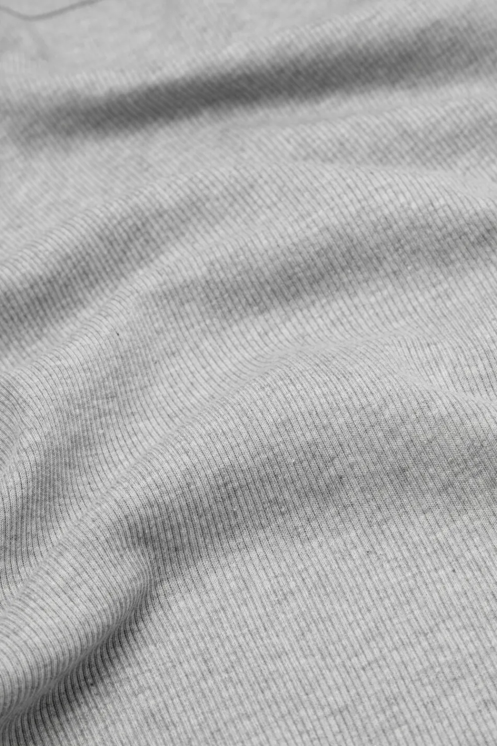 Podkoszulki|Bawełna Superior>Intimissimi Koszulka w Prążek 100% Bawełny Superior szary - 031 - grigio melange chiaro