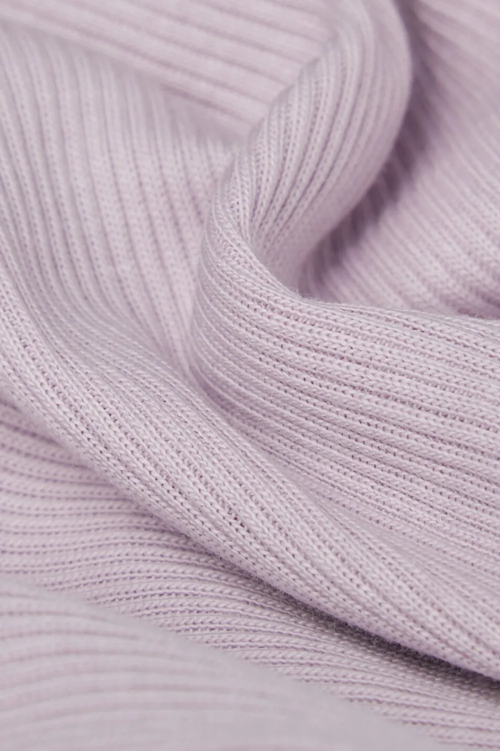 Topy|Bawełna>Intimissimi Koszulka w Prążki ze Skrzyżowanym Dekoltem z Bawełny Superior fioletowy - 056k - quartz lilac