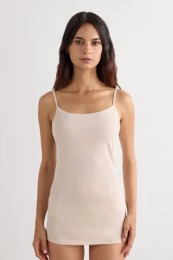 Topy>Intimissimi Koszulka z Bawełny Ultrafresh naturalny - 2280 - cream