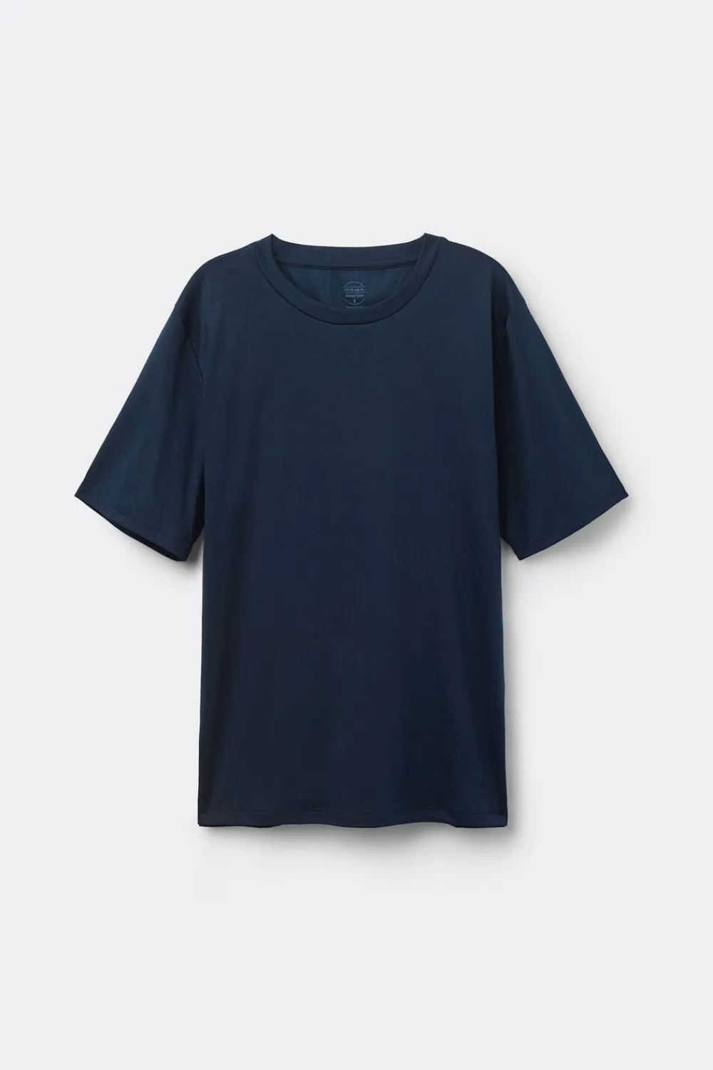 T-shirty|Bawełna>Intimissimi Koszulka z Krótkim rękawem z Elevated Cotton niebieski - 1467 - intensywny niebieski