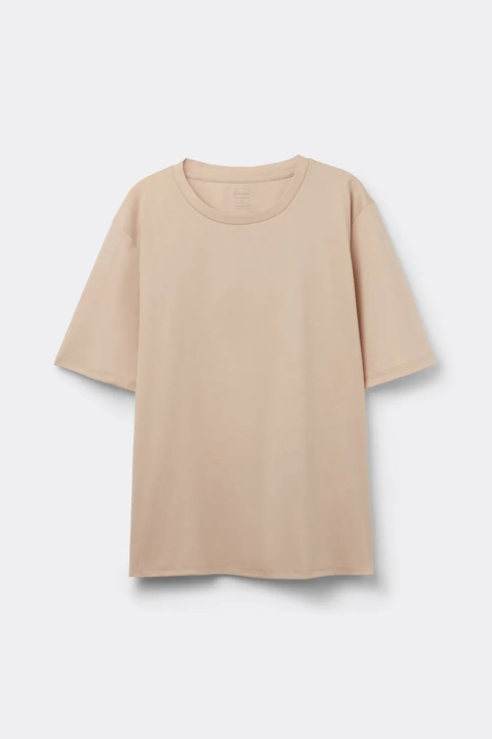 T-shirty|Bawełna>Intimissimi Koszulka z Krótkim rękawem z Elevated Cotton naturalny - 447j - mandorla beige