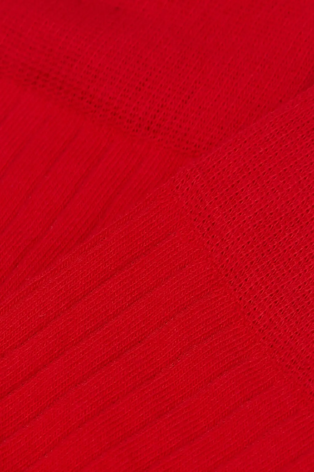Skarpetki Krótkie>Intimissimi Krótkie Skarpetki z Bawełny Soft w Prążek czerwony - 766j - rosso intenso