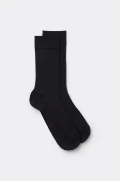 Skarpetki Krótkie>Intimissimi Krótkie Skarpetki z Bawełny Soft w Prążek niebieski - 095i - ciemny niebieski