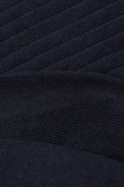 Skarpetki Krótkie>Intimissimi Krótkie Skarpetki z Bawełny Soft w Prążek niebieski - 095i - ciemny niebieski
