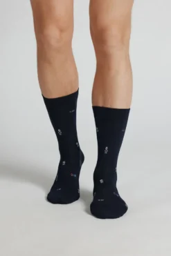 Skarpetki Krótkie>Intimissimi Krótkie Skarpety z Bawełny niebieski - 089k - blu scuro best dad