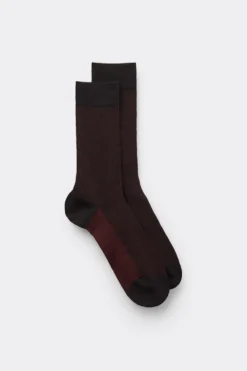 Skarpetki Krótkie>Intimissimi Krótkie Skarpety z Bawełny Soft czarny - 022k - puntinato nero/rosso