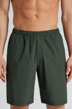 Spodnie>Intimissimi Krótkie Spodenki Non Iron zielony - 083k - verde medievale