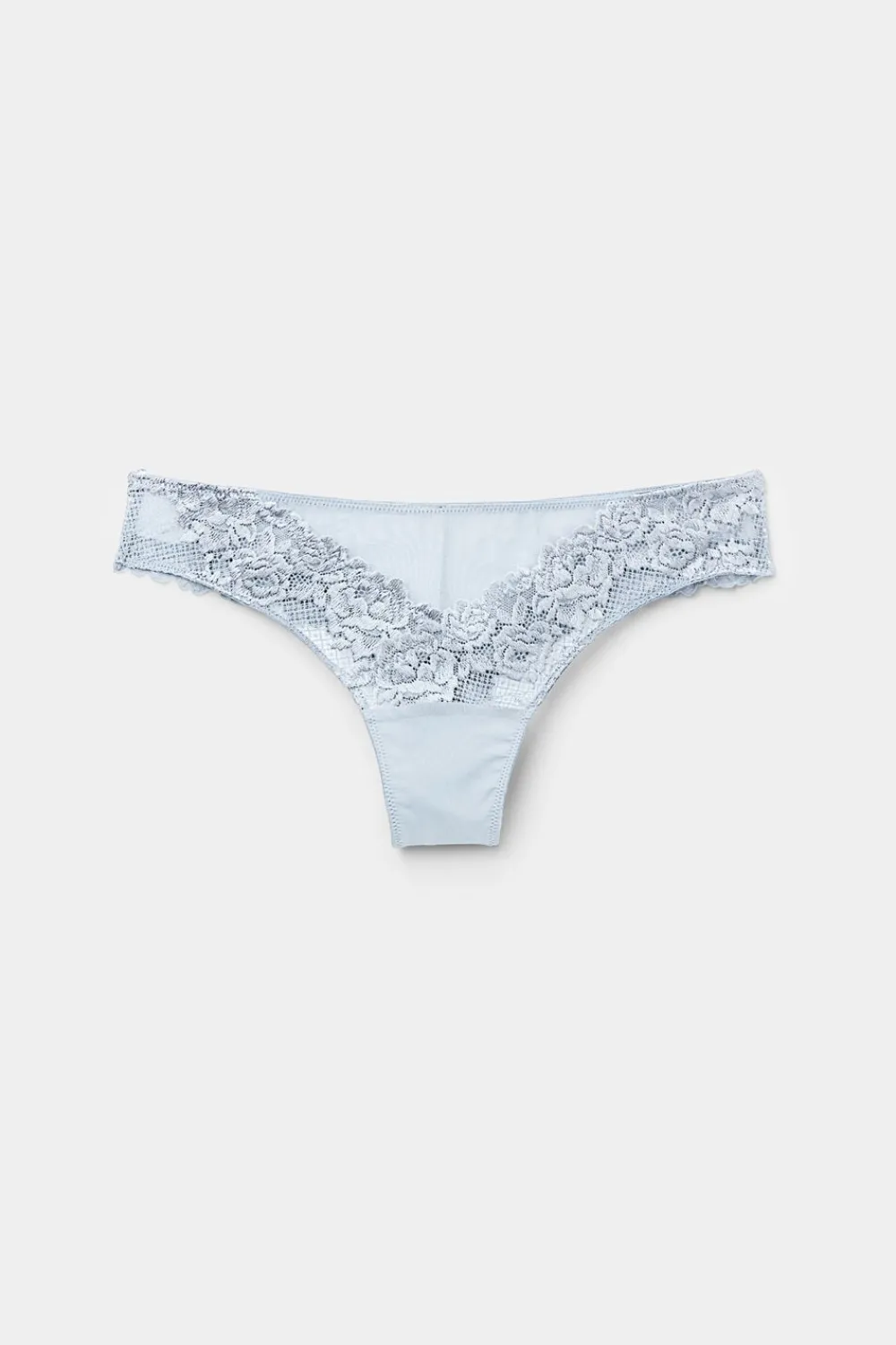 Brazyliany>Intimissimi Majtki Brazyliany Koronkowe: Pretty Flowers jasnoniebieski - 060k - blue water