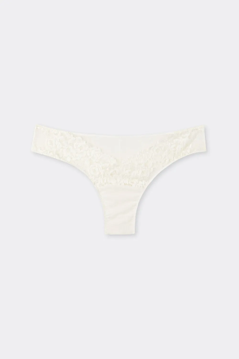 Brazyliany|Majtki>Intimissimi Majtki Brazyliany Koronkowe: Pretty Flowers kremowy - 2127 - talkowy